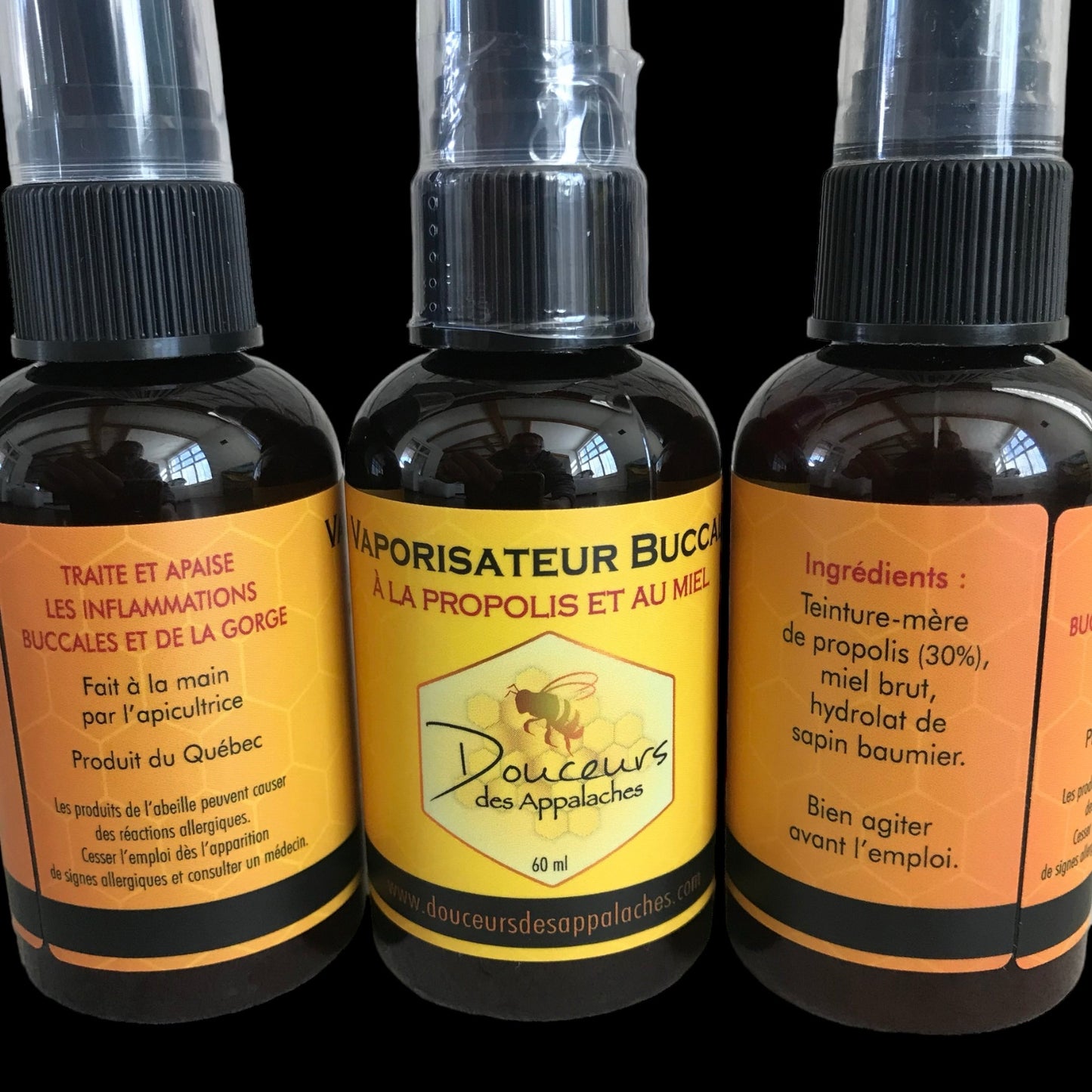 Vaporisateur buccal à la propolis - 60 ml