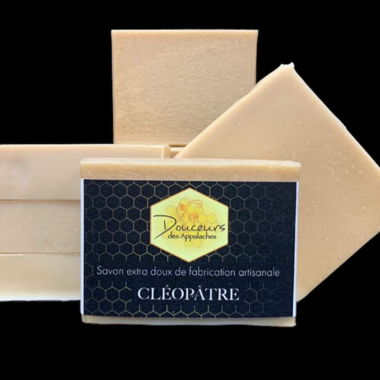 Savon Cléopâtre - au lait d'ânesse (19%) (corps et visage pour peau très sensible)
