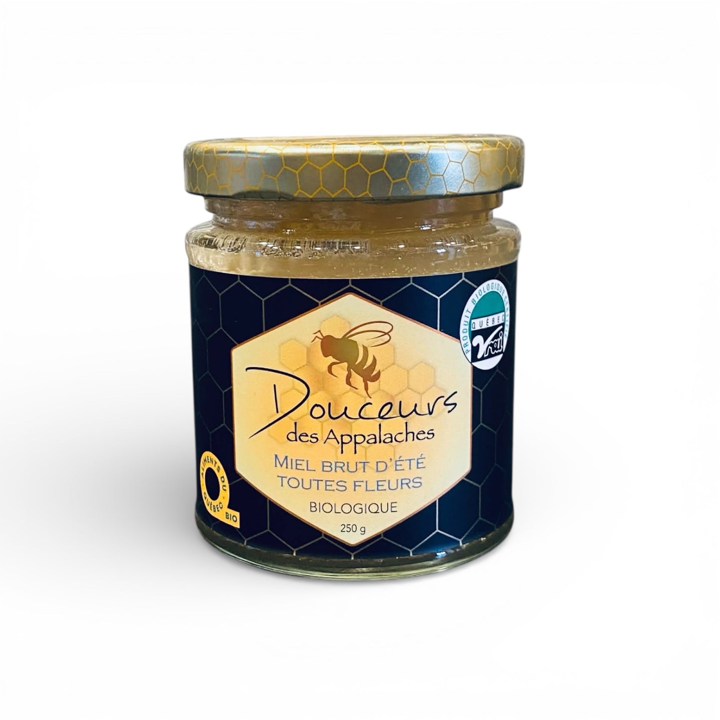 Miel brut d'été biologique - 250 g