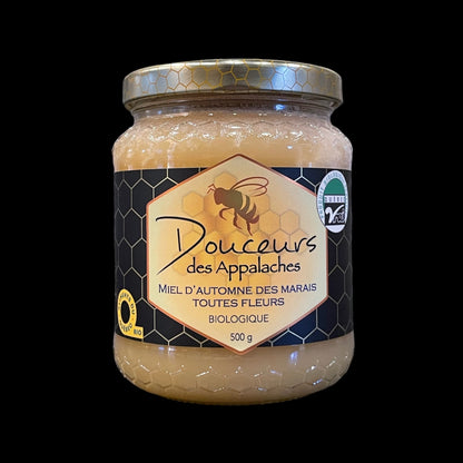 Miel brut d'automne 2023 biologique - 500 g