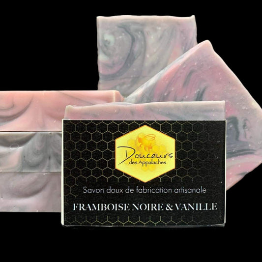 Savon Framboise noire & vanille