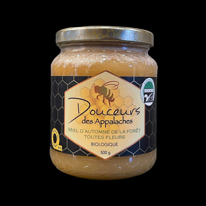 Miel brut d'automne 2023 biologique - 500 g