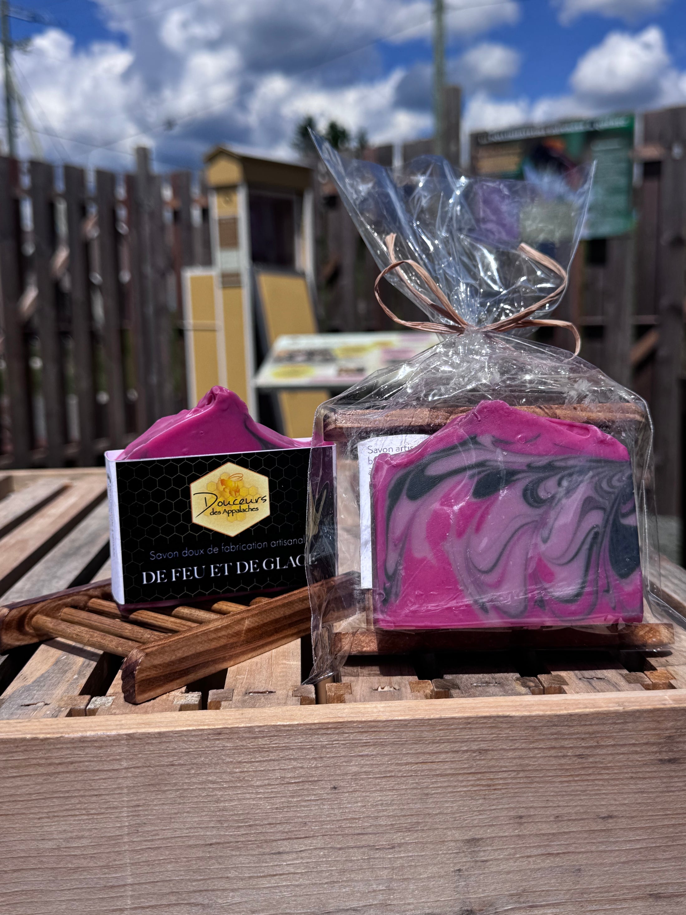 Ensemble cadeau - Savon et porte-savon