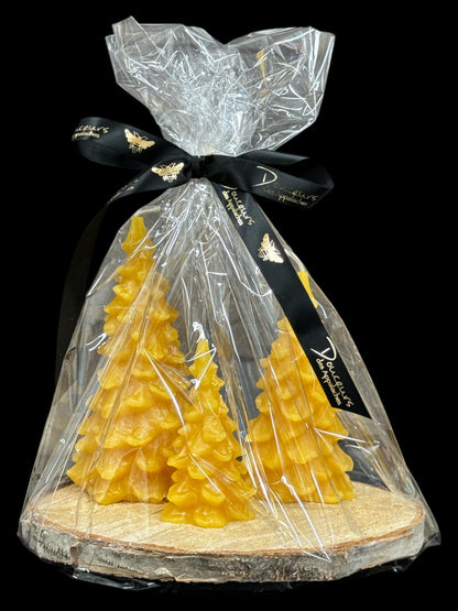 Bougie à la cire d'abeilles