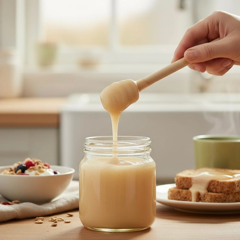 Cuillère à miel en bois