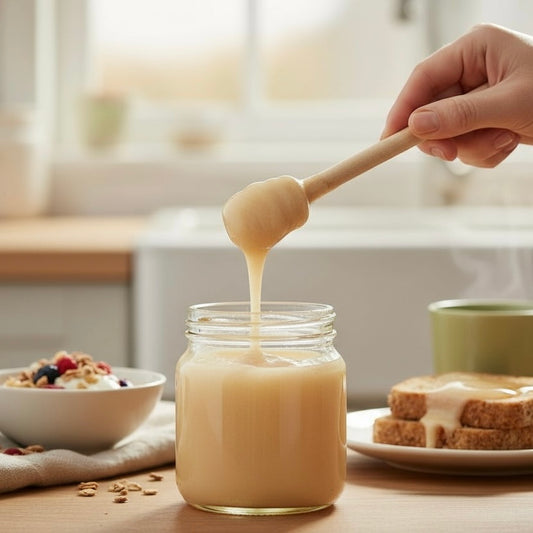Cuillère à miel en bois