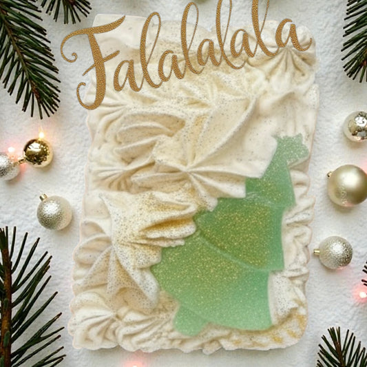 Savon fouetté de Noël