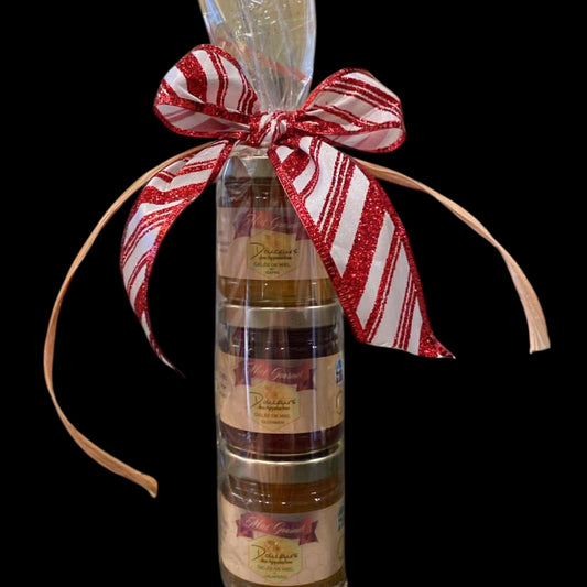 Emballage - Ensemble cadeau de 3 pots de gelée de miel (100 ml)