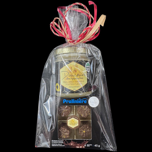 Emballage - Chocolat au lait au miel et miel crémeux 250 g