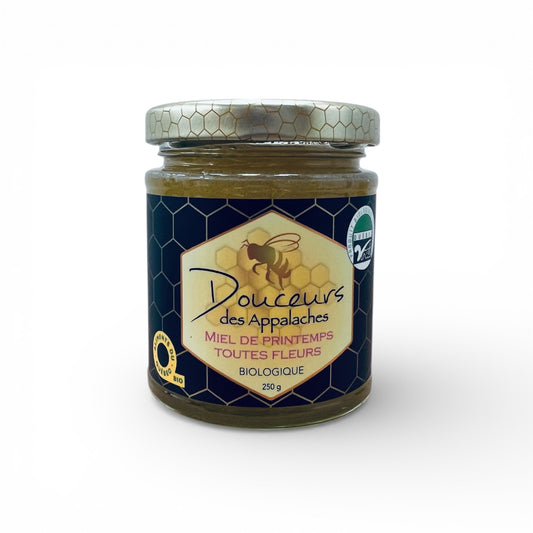 Miel brut de printemps biologique - 250 g