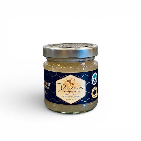 Miel brut d'été biologique - 125 g