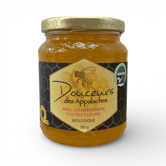 Miel brut de printemps biologique - 500 g
