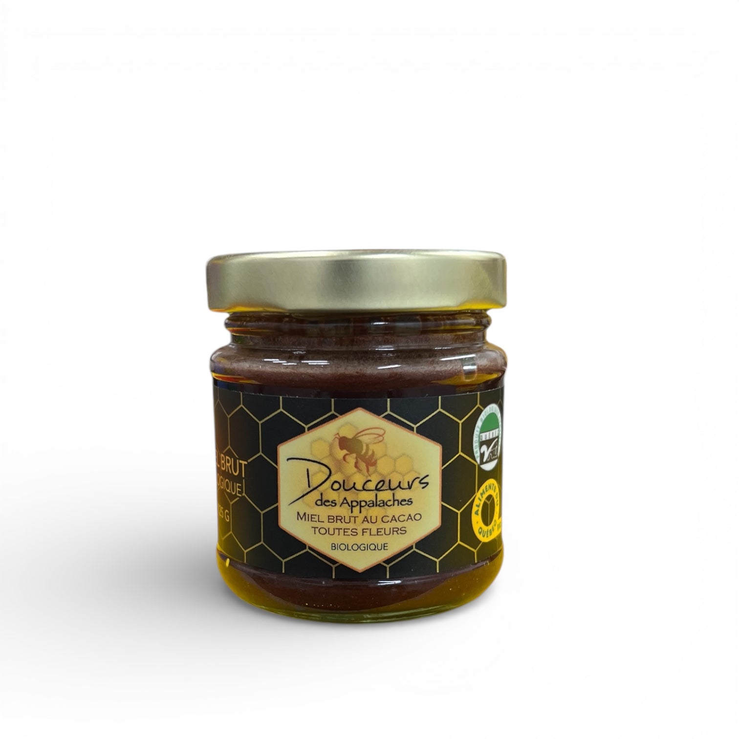 Miel brut biologique au cacao