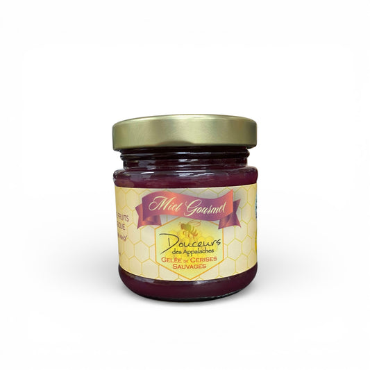 Miel Gourmet - Gelée de cerises sauvages au miel