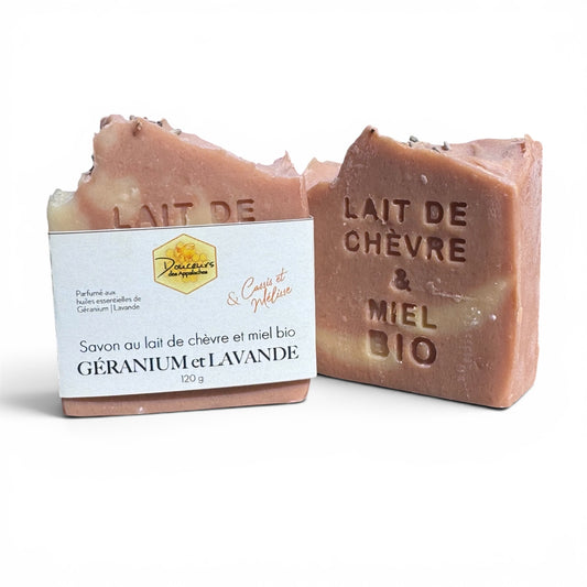 Savon Cassis et Mélisse - Géranium et lavande