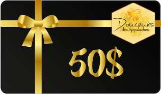 Carte-cadeau virtuelle Douceurs des Appalaches