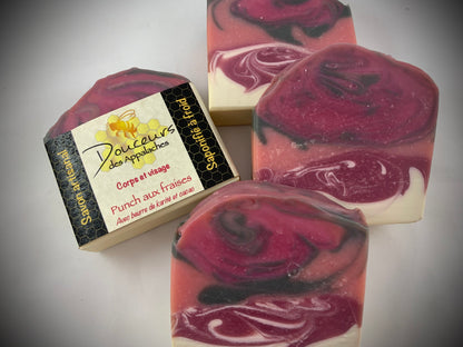 Savon Punch aux fraises