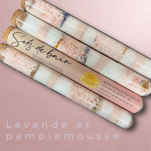 Sels de bain aux huiles essentielles